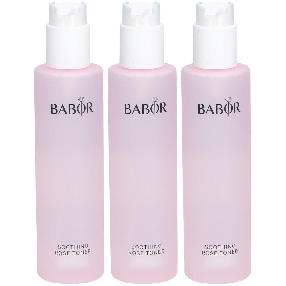 Babor Soothing Rose Toner x3 3x200 ml Tonikum