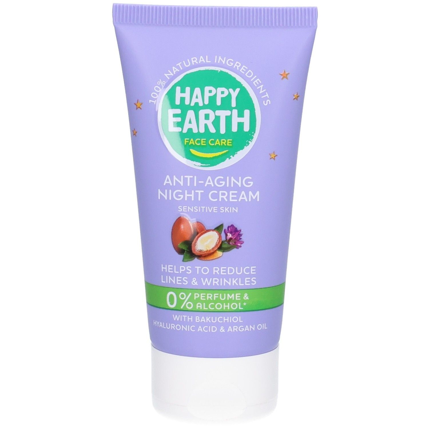 Happy Earth 100% Natural Face Care Anti-Age Night Cream 50 Crème