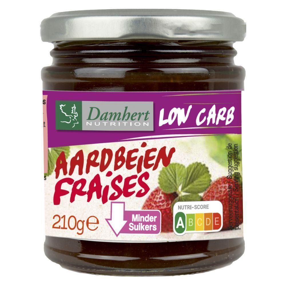 Damhert Confiture Régime Fraise Low Carb