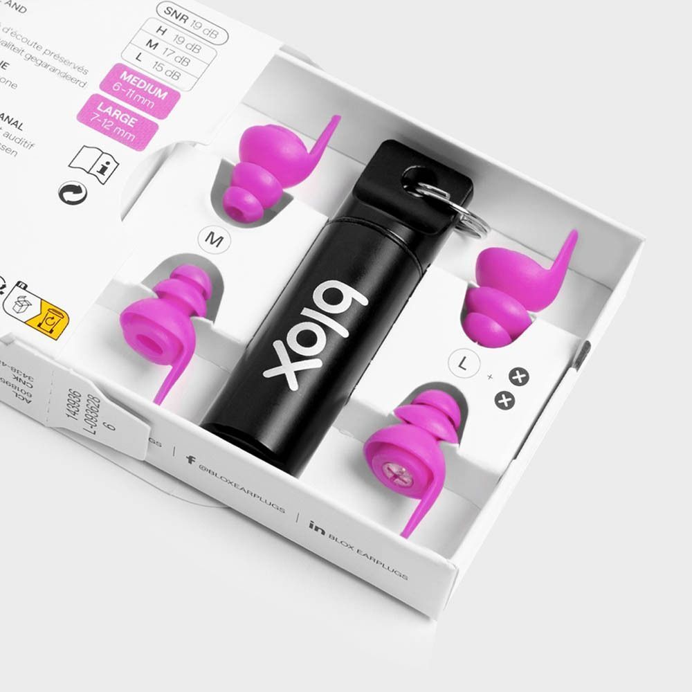 Blox Music Roze Oordoppen