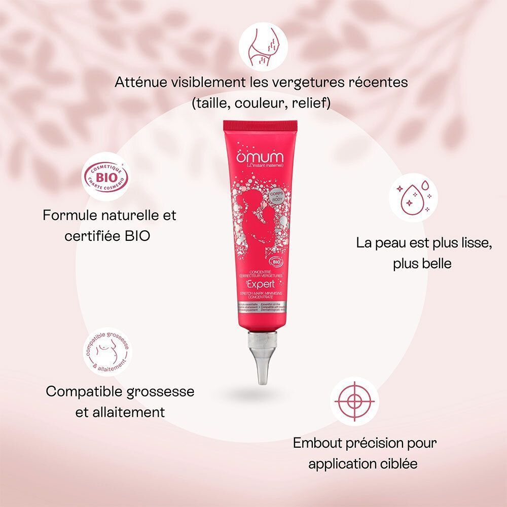 Omum l'Expert Concentré Correcteur contre les Vergetures Bio