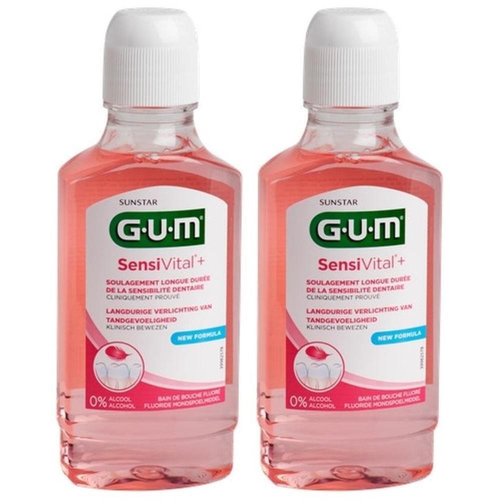 GUM SensiVital+ Bain de Bouche Nouvelle Formule