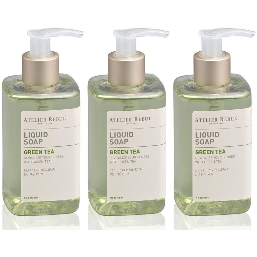 Atelier Rebul Green Tea Liquid Soap x3 3x250 ml Flüssigseife