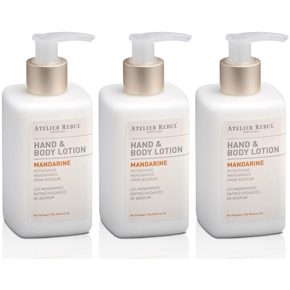 Atelier Rebul Mandarine Hand & Body Lotion x3 3x250 ml