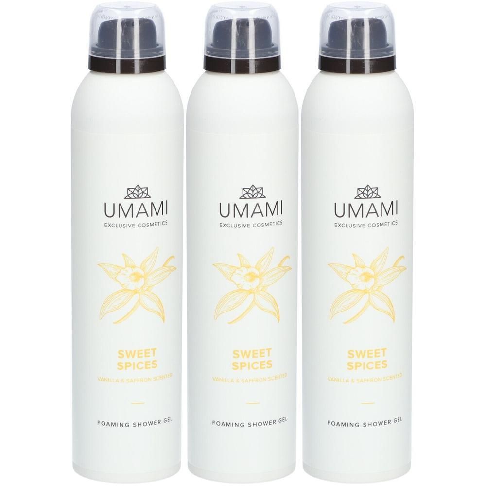 Umami Sweet Spices Foaming Shower Gel Vanille & Saffraan