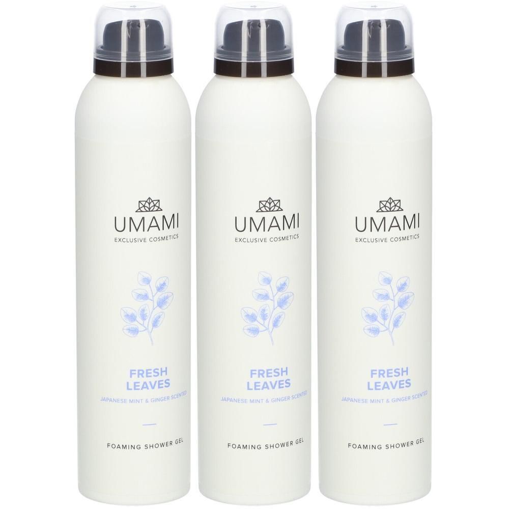 Umami Fresh Leaves Foaming Shower Gel Japanse Munt & Gember