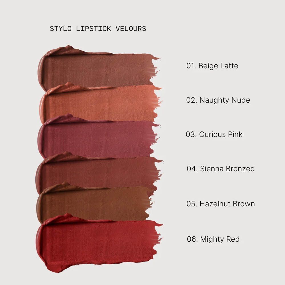 Couleurs de Noir Stylo Lipstick Velours 06 Mighty Red