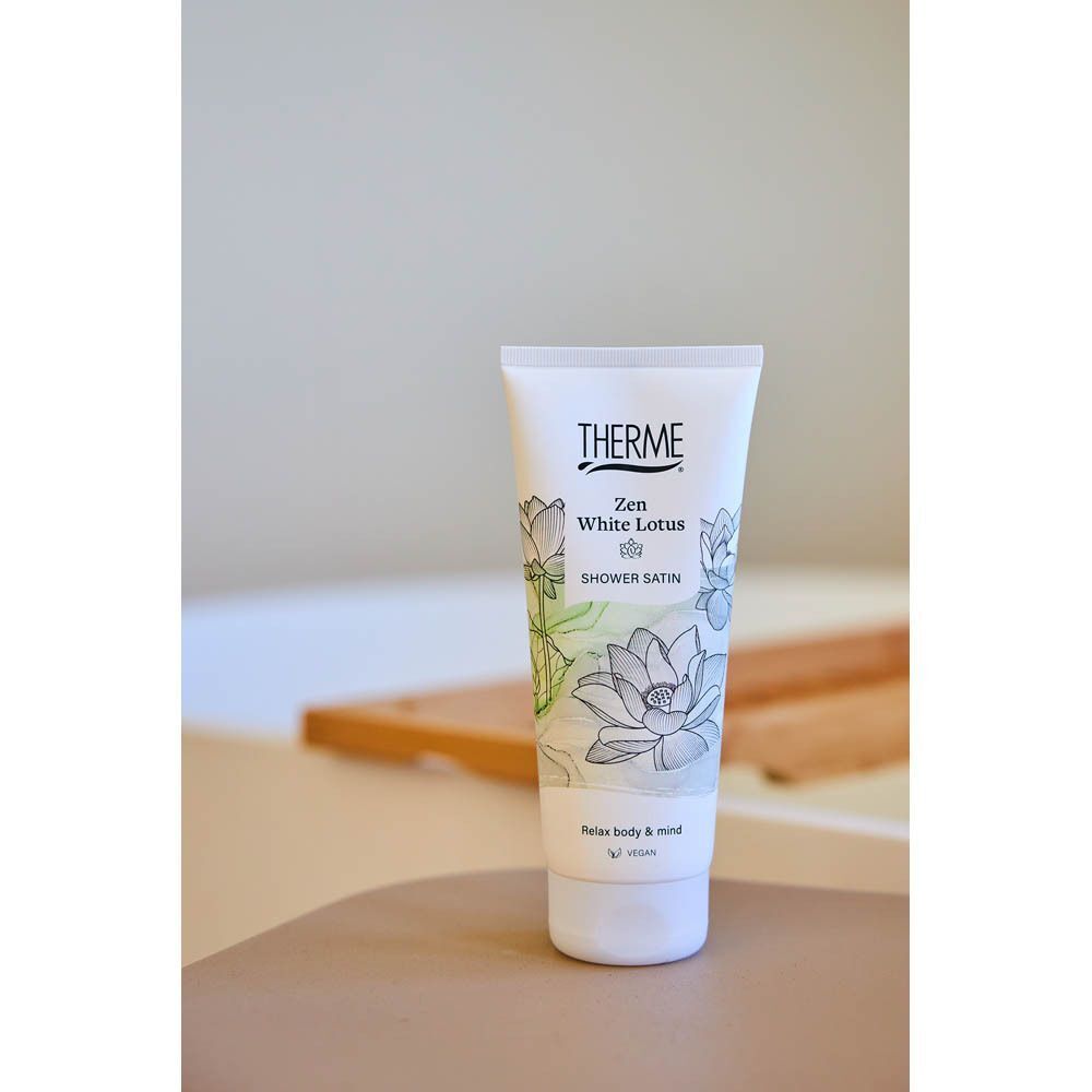 THERME Zen White Lotus Shower Satin