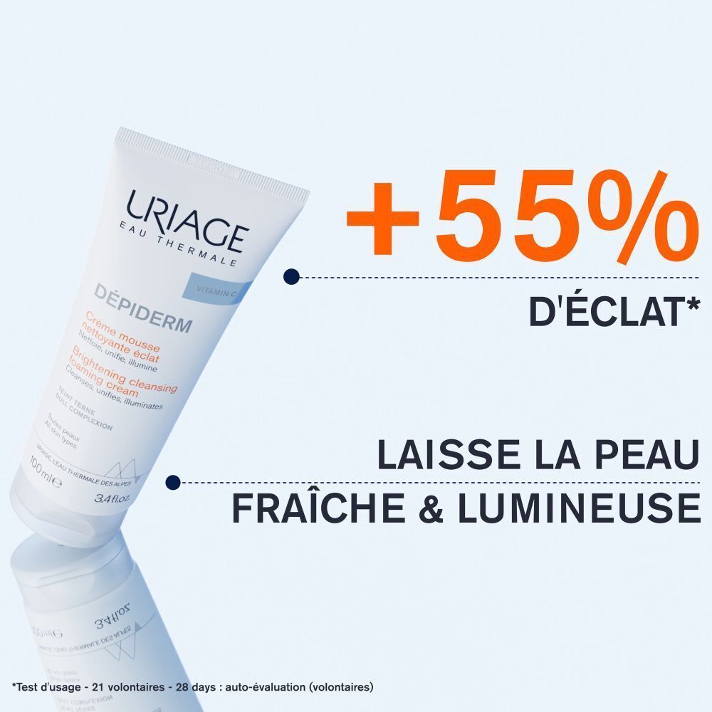 Uriage Dépiderm Crème Mousse Nettoyante Éclat