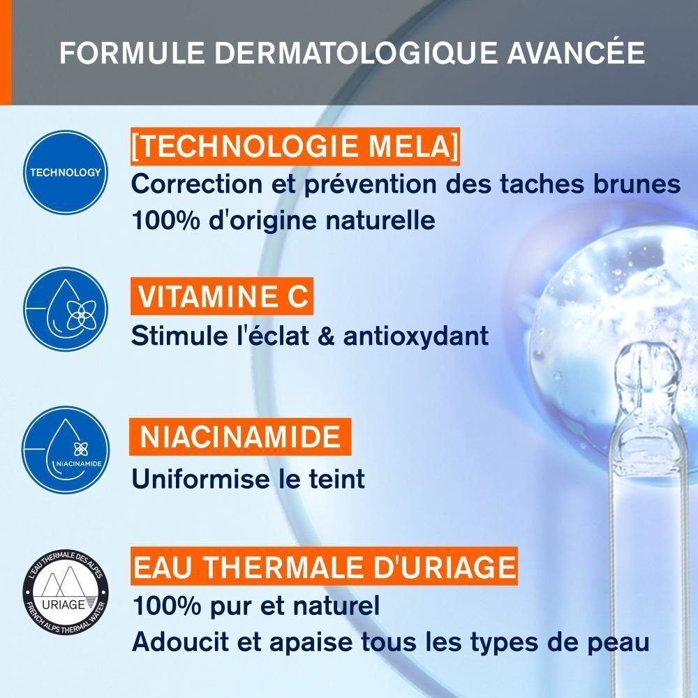 Uriage Dépiderm Crème Mousse Nettoyante Éclat