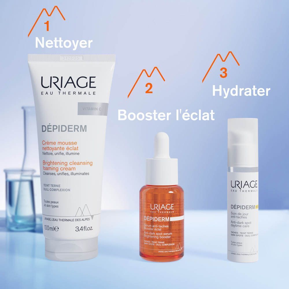 Uriage Dépiderm Crème Mousse Nettoyante Éclat