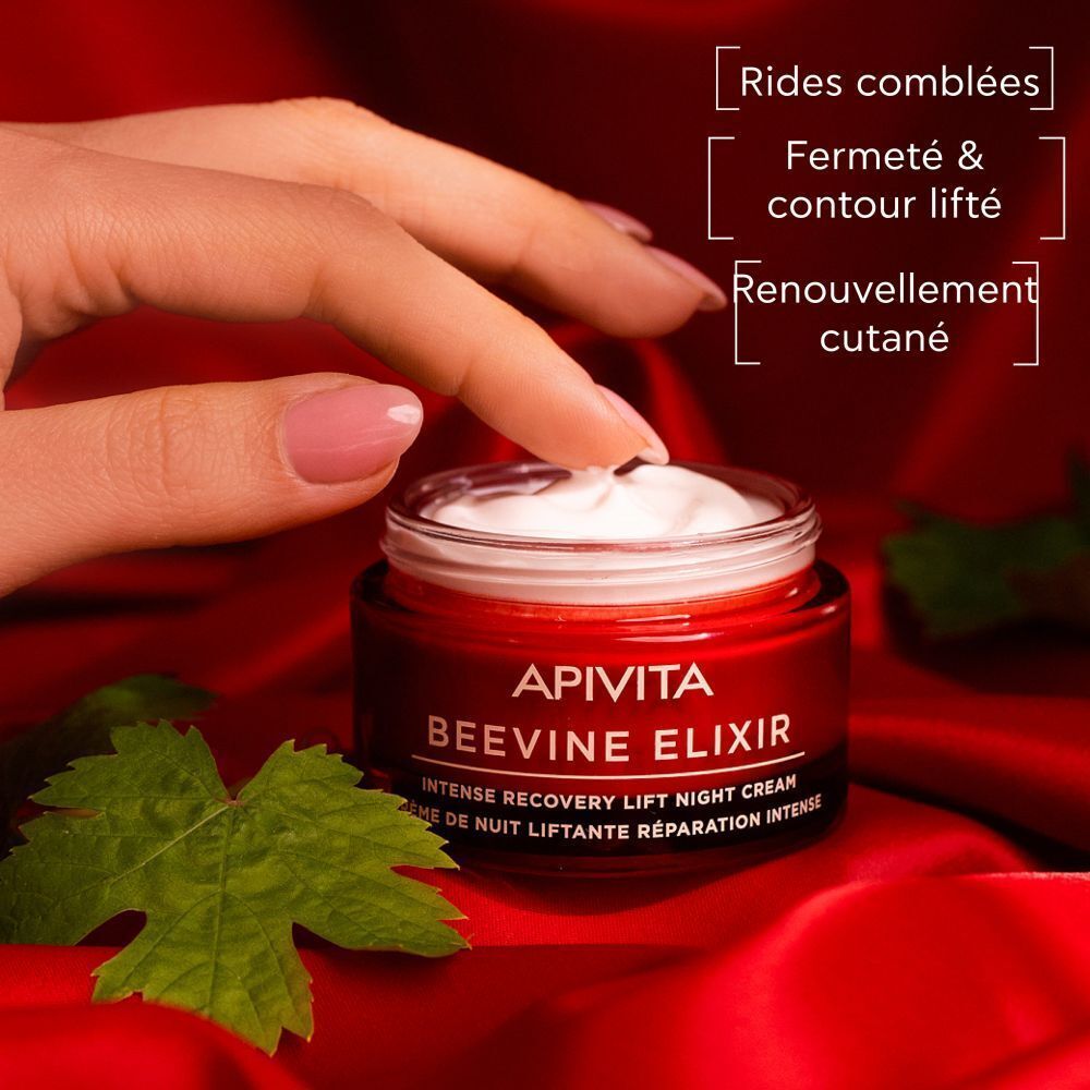 Apivita Beevine Elixir Crème de Nuit Liftante Réparation Intense