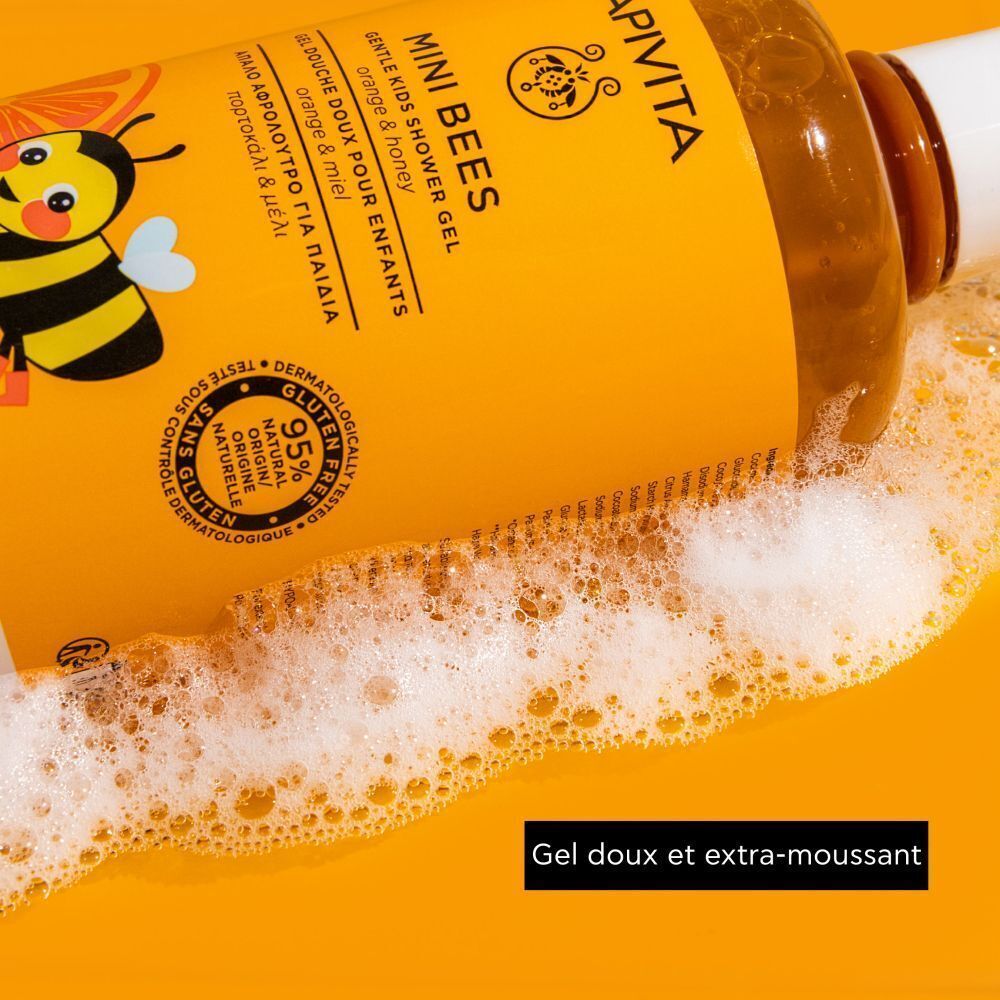 Apivita Mini Bees Gel Douche Doux pour Enfants