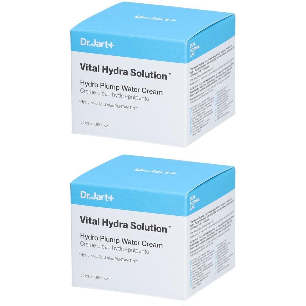Dr.Jart+ Vital Hydra Solution Hydro Plump Water + Hyaluronic Acid Cream x2 2x50 ml Creme