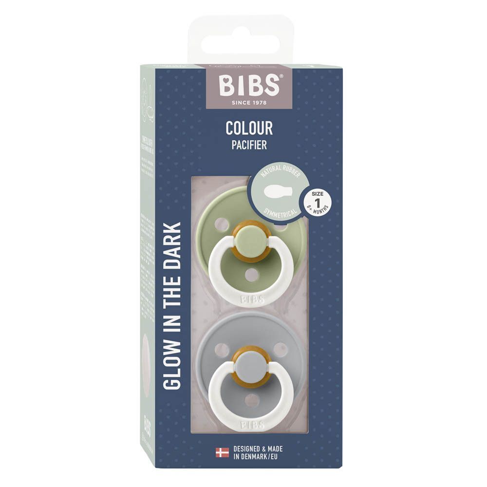 BIBS Baby Feeder, 2 tétines en silicone, vert clair