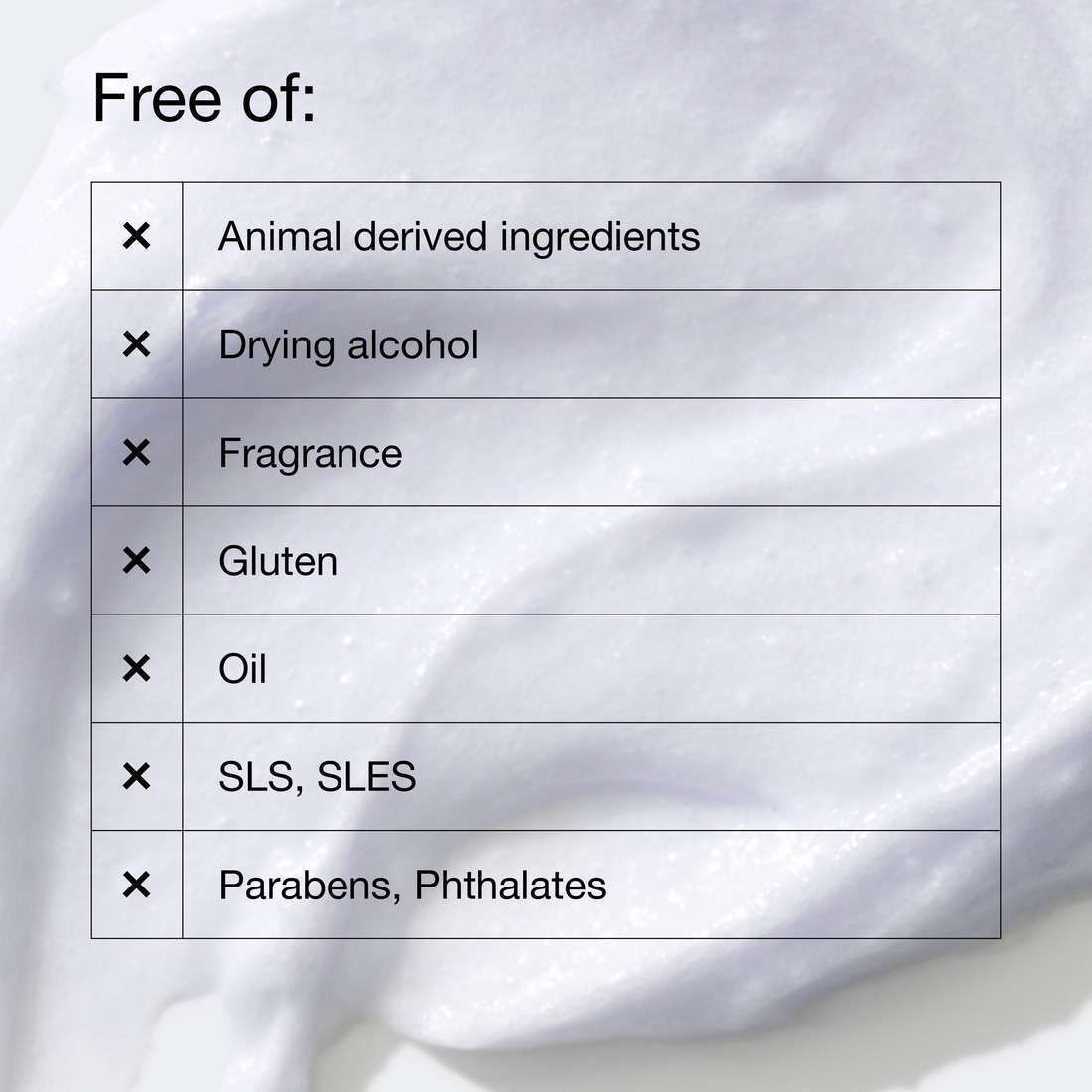 Clinique Gesichtsreiniger frei von tierischen Inhaltsstoffen, Alkohol, Duft.