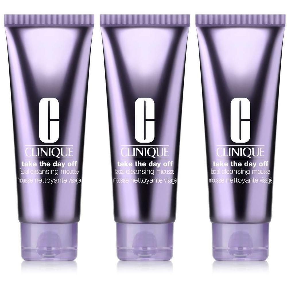 Clinique Ttdo Foaming Mousse 125 ml x3 3x125 Schaum