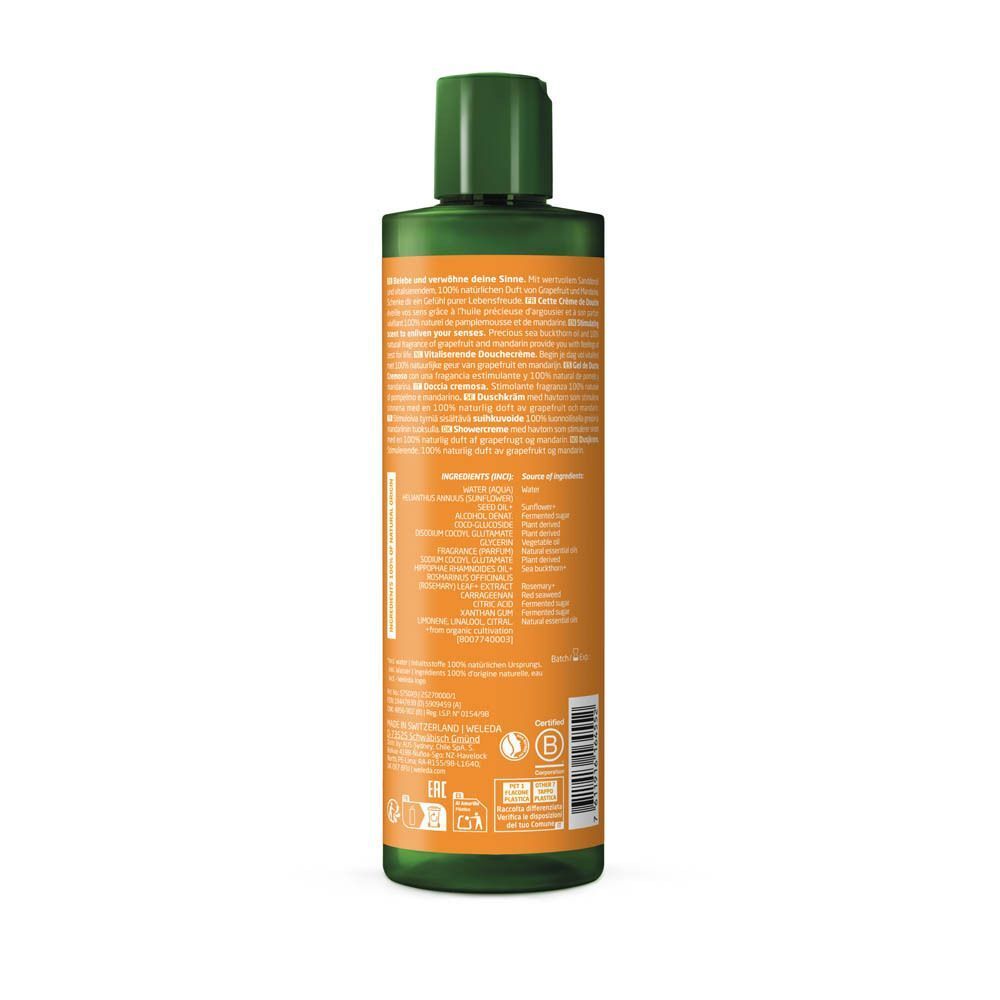 Weleda Vitality Douchecrème Duindoorn Bio