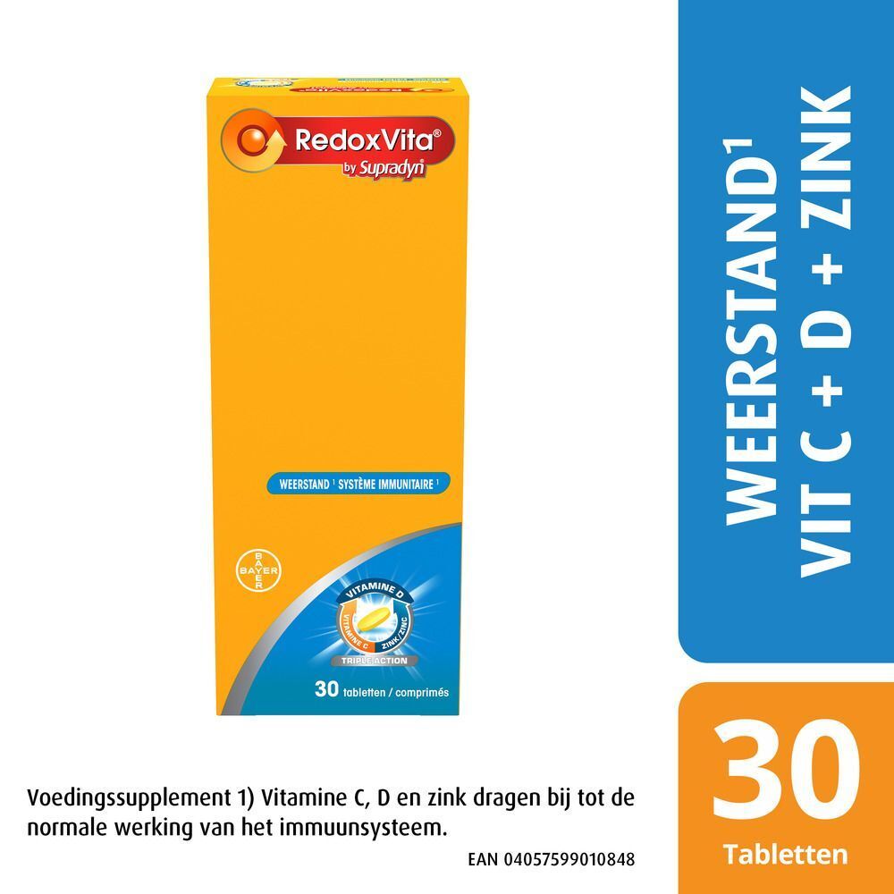 RedoxVita®: 30 tabletten voor het immuunsysteem.