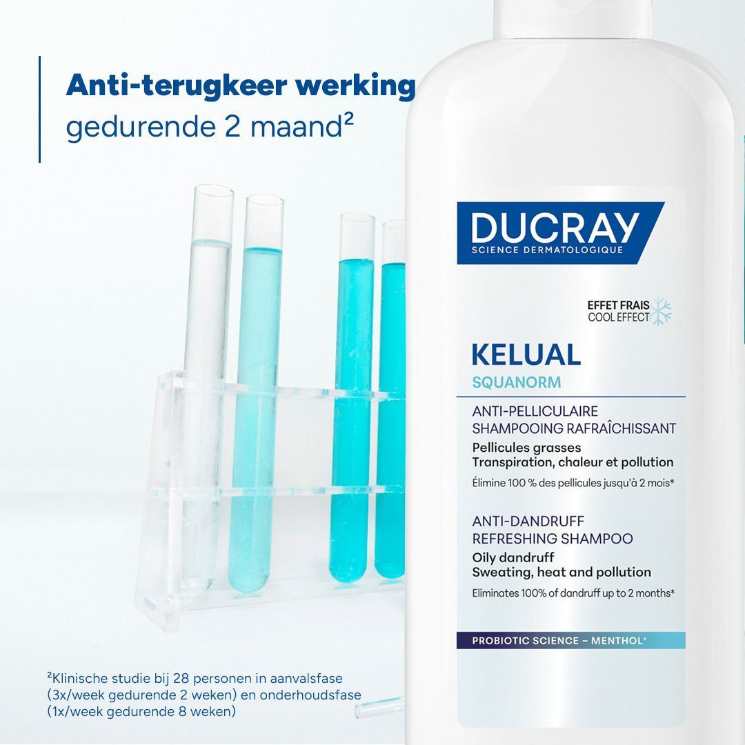 Ducray Kelual Squanorm Verfrissende Anti-roos Shampoo