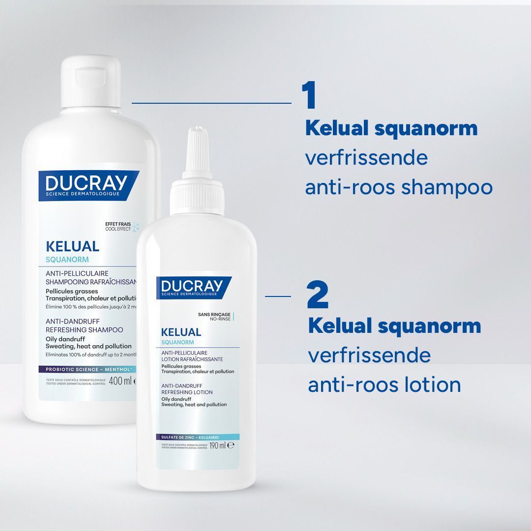 Ducray Kelual Squanorm Verfrissende Anti-roos Shampoo