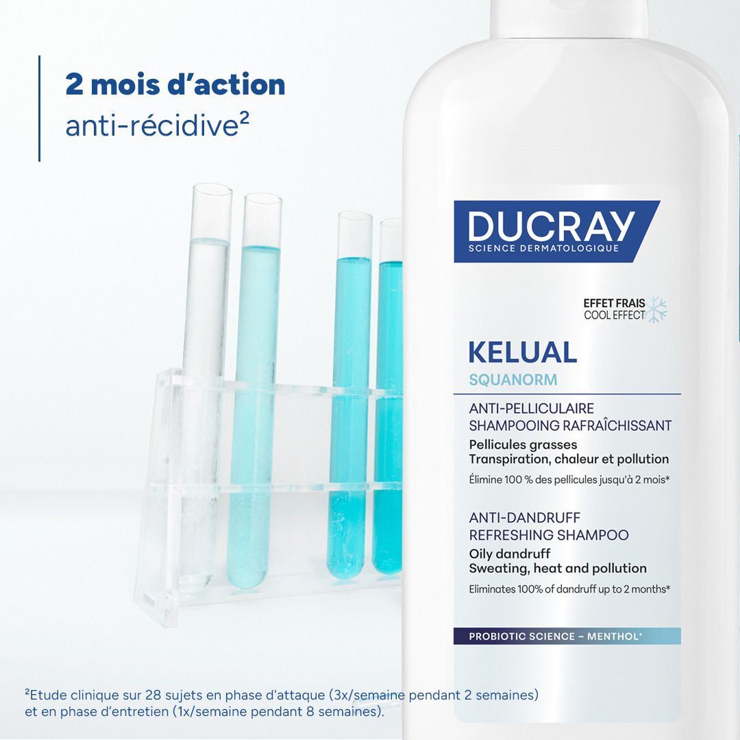 Ducray Kelual Squanorm Shampooing Antipelliculaire Rafraîchissant