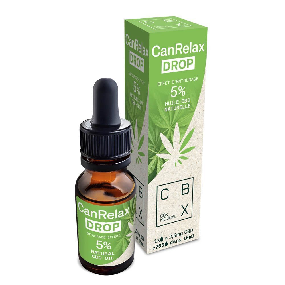 CBX Medical CanRelax Drop 5% Natuurlijke CBD-Olie