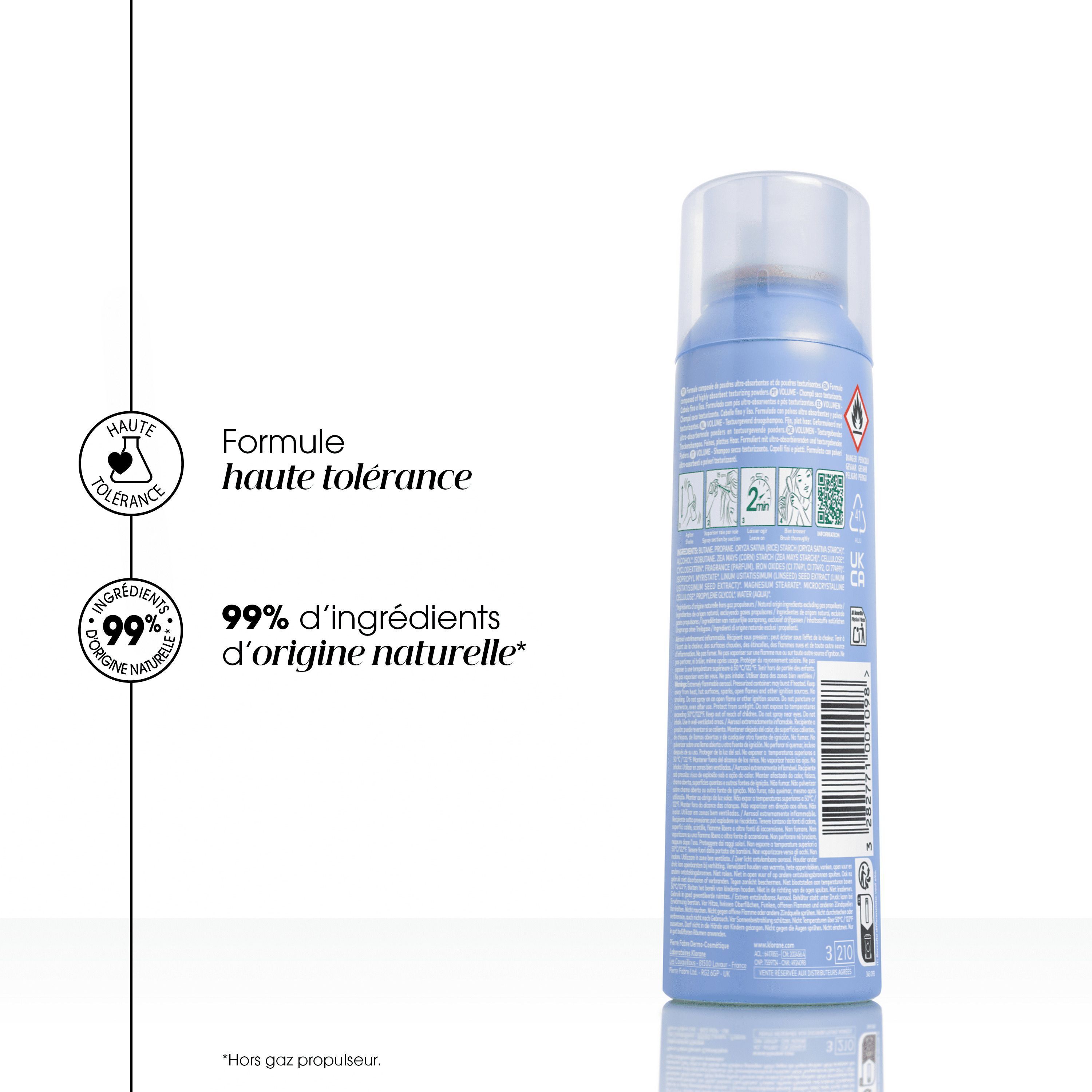 Klorane Volume Shampoing Sec Texturisant