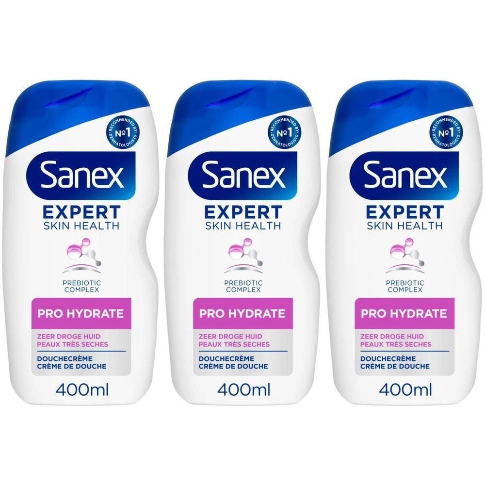 Sanex Expert Skin Health Pro Hydrate Crème de Douche pour les peaux très sèches