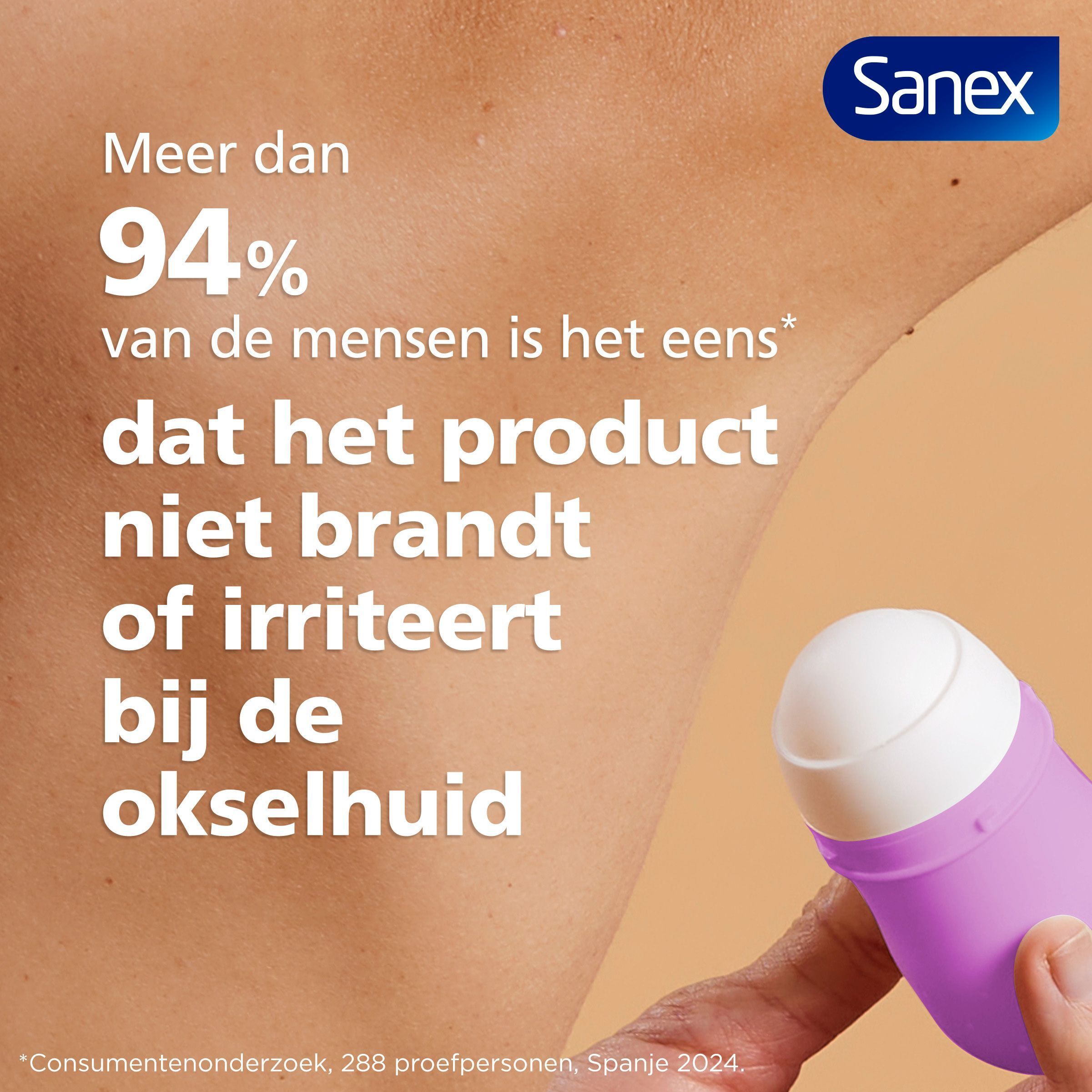 Sanex Derma Care+ Invisible 72u Anti-transpirant Deodorant Roller