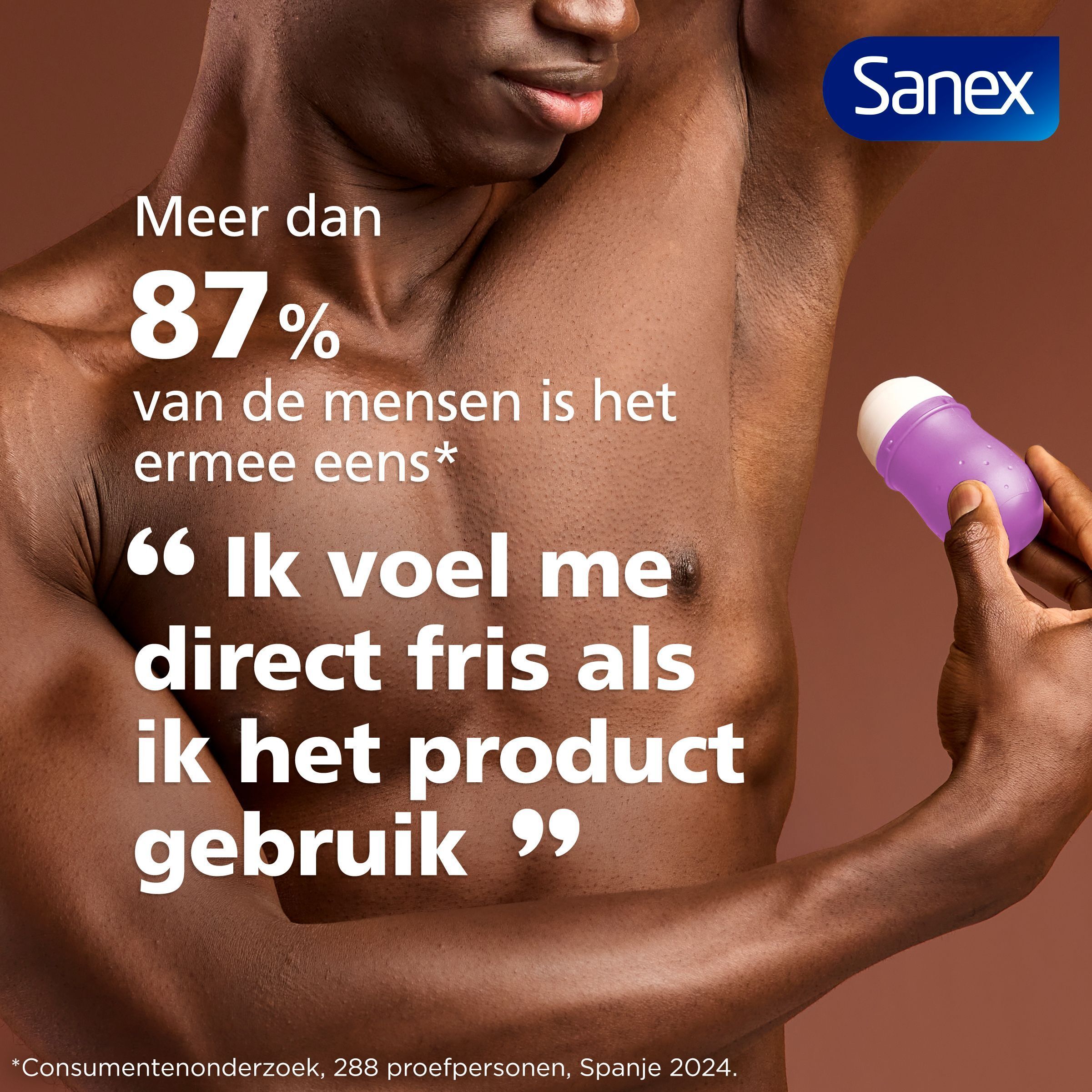 Sanex Derma Care+ Invisible 72u Anti-transpirant Deodorant Roller