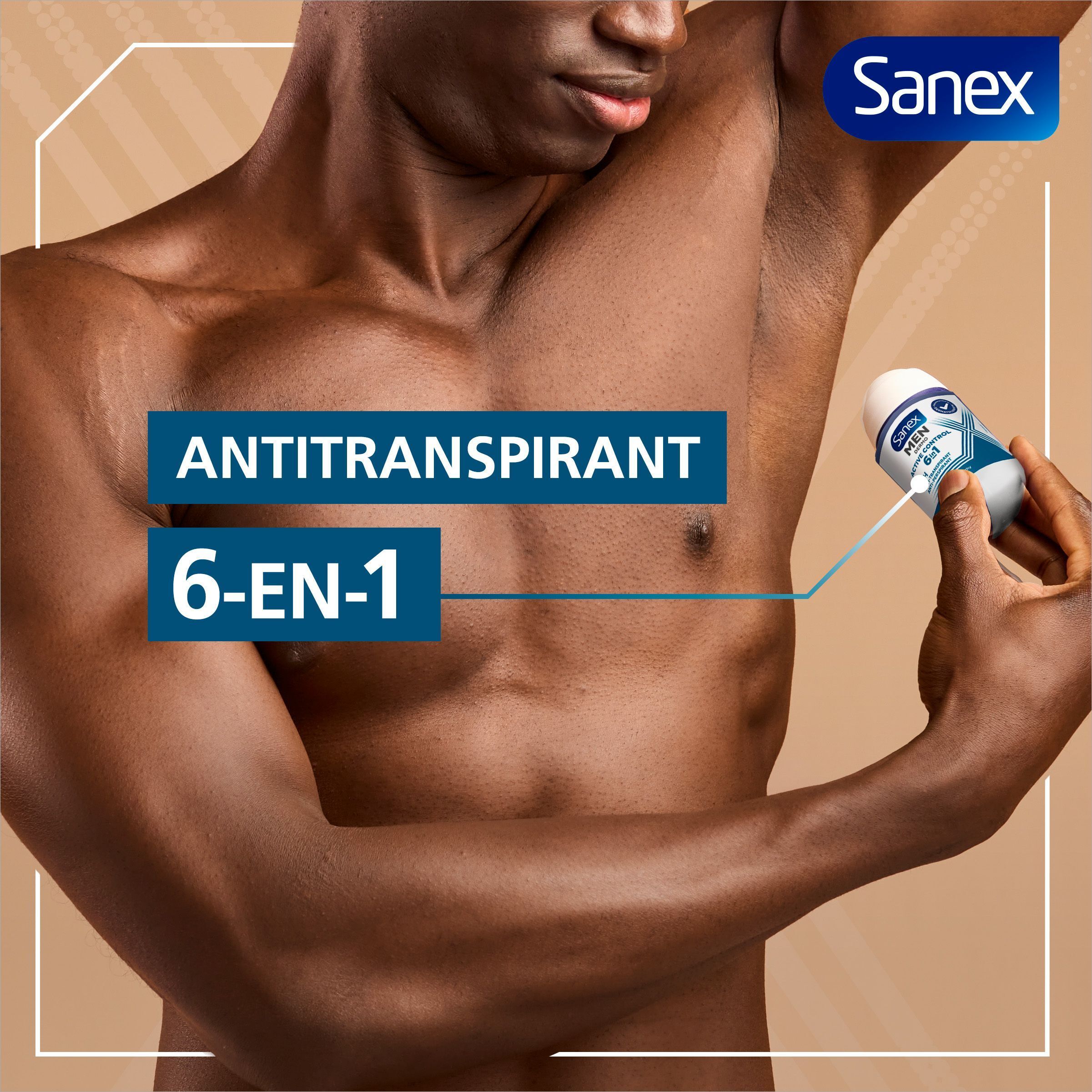 Sanex Men Active Control 72h Anti-transpirant Déodorant Roller