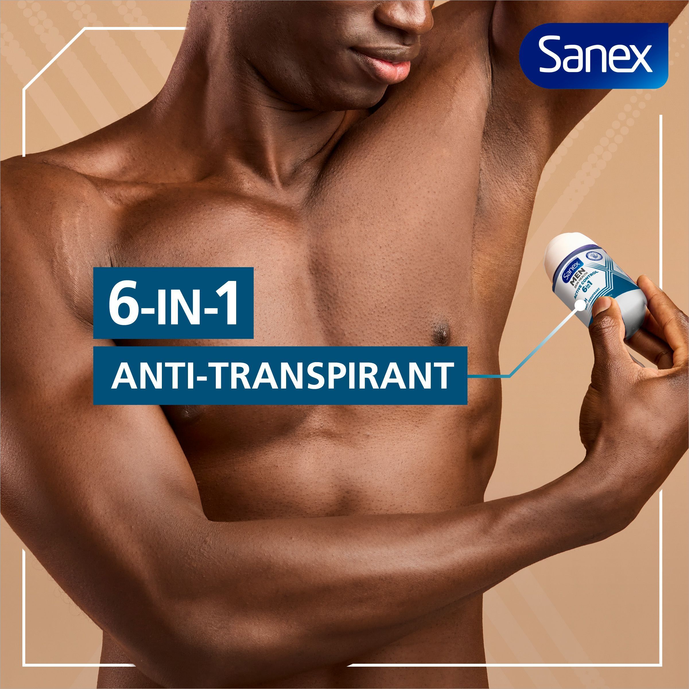 Sanex Men Active Control 72u Anti-transpirant Deodorant Roller