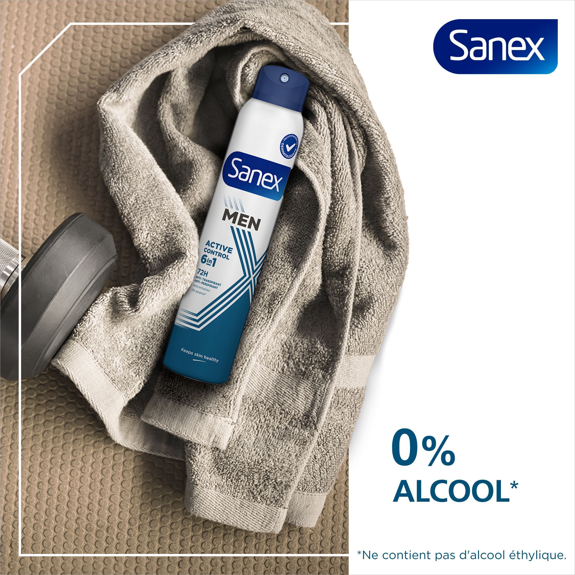 Sanex Men Active Control 72h Anti-transpirant Déodorant Spray