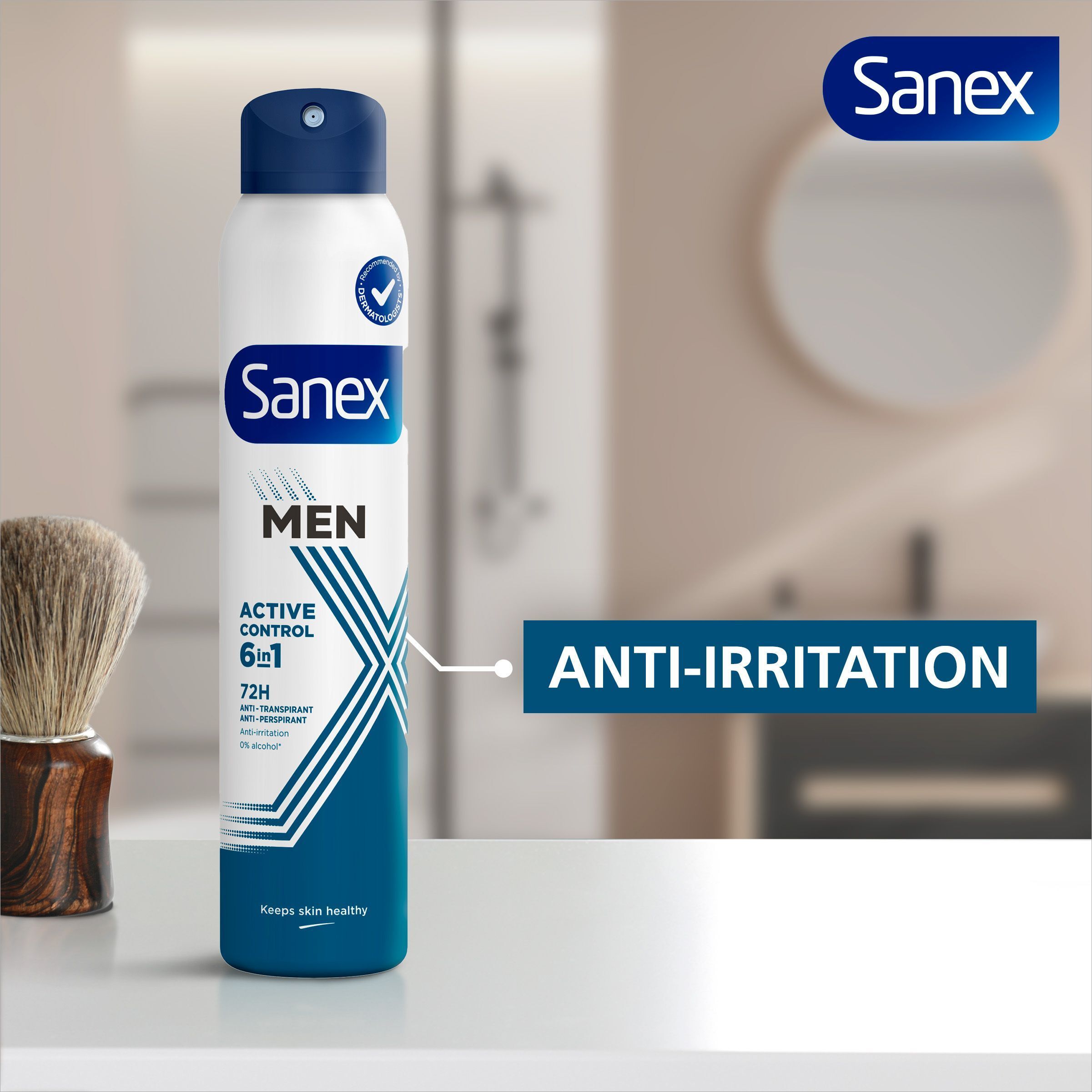 Sanex Men Active Control 72h Anti-transpirant Déodorant Spray