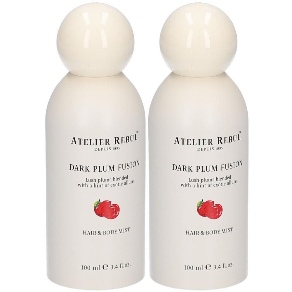 Atelier Rebul Dark Plum Fusion Body Mist 100ml x2 2x100 ml Spray