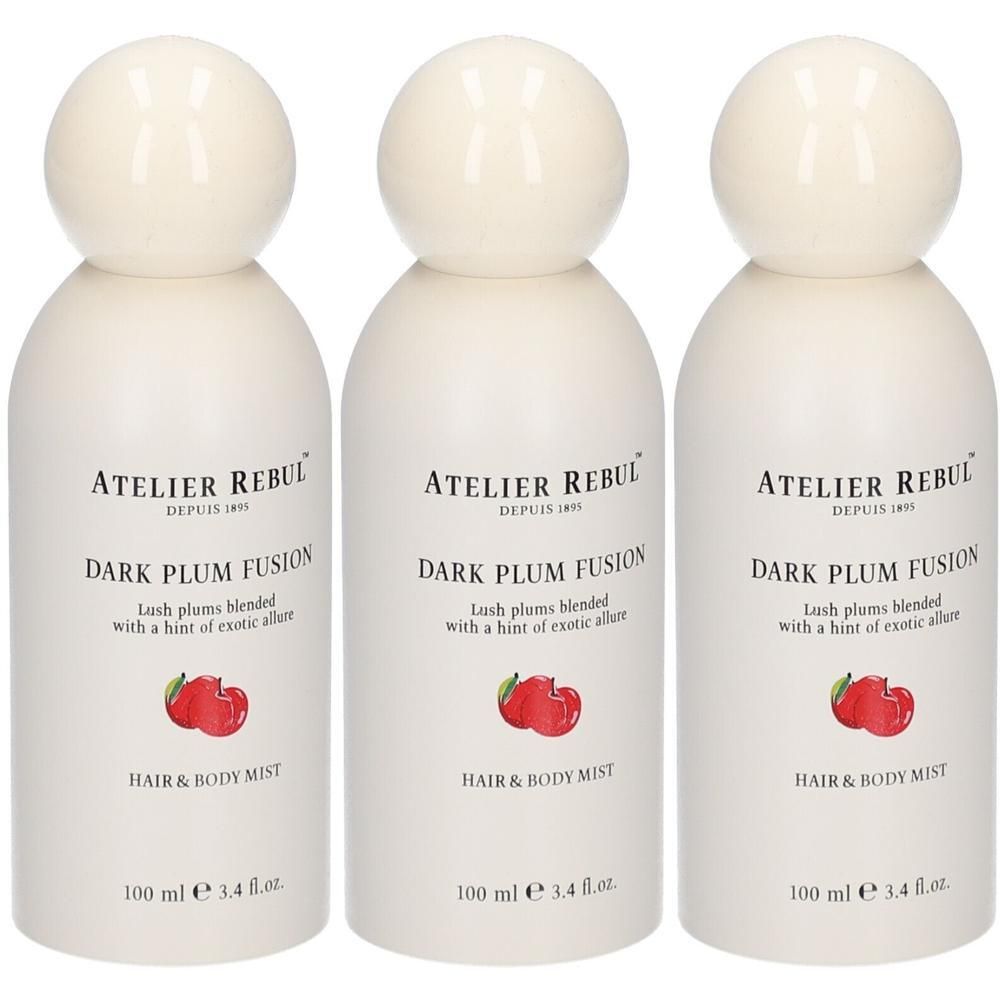Atelier Rebul Dark Plum Fusion Body Mist 100ml x3 3x100 ml Spray