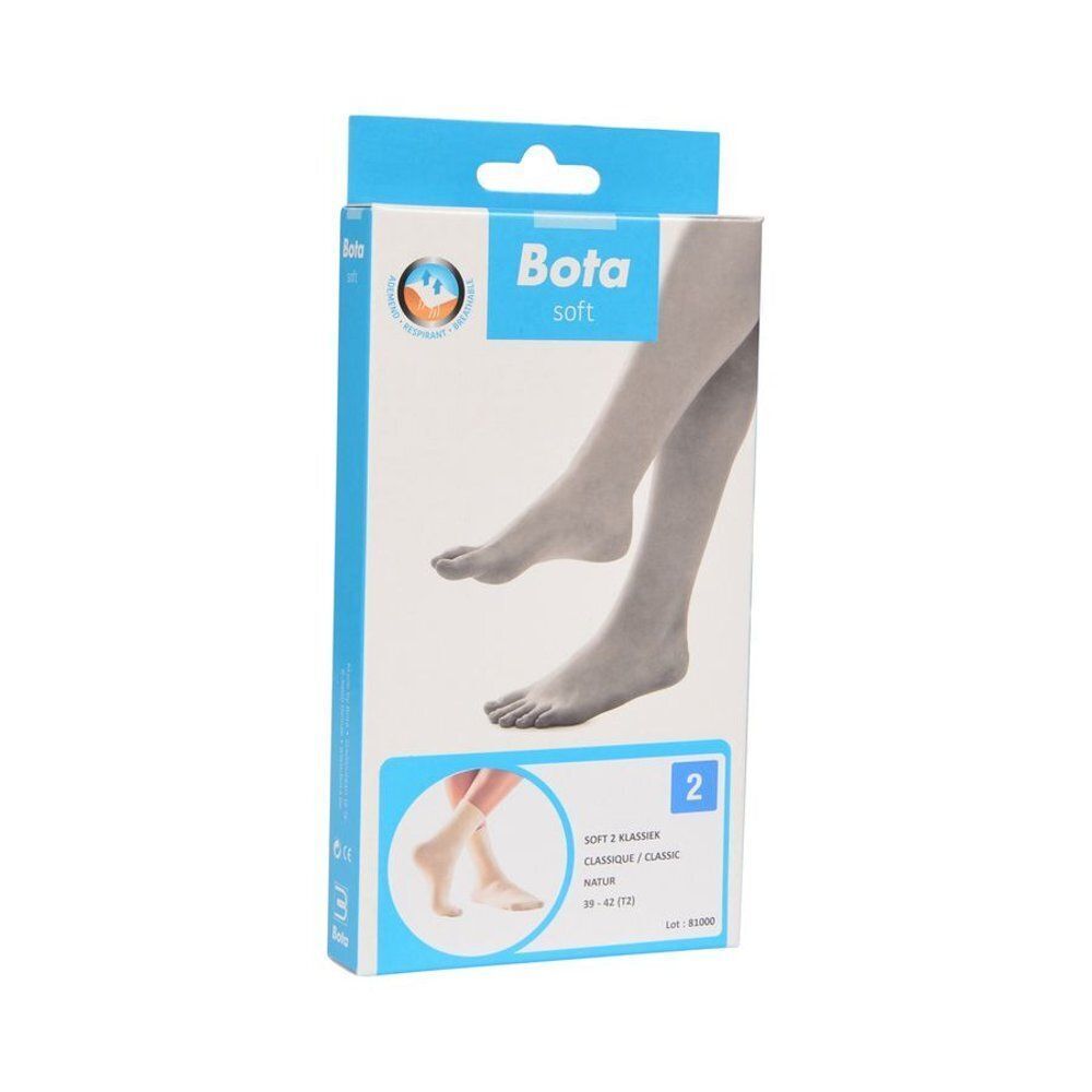 Emballage pour bas de contention Bota soft, taille 2, couleur Nature.