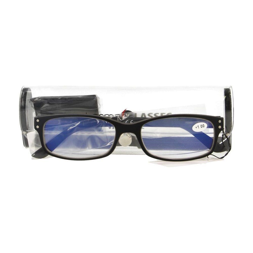 Pharma Glasses VisionBlue PC01 Noir +1.00