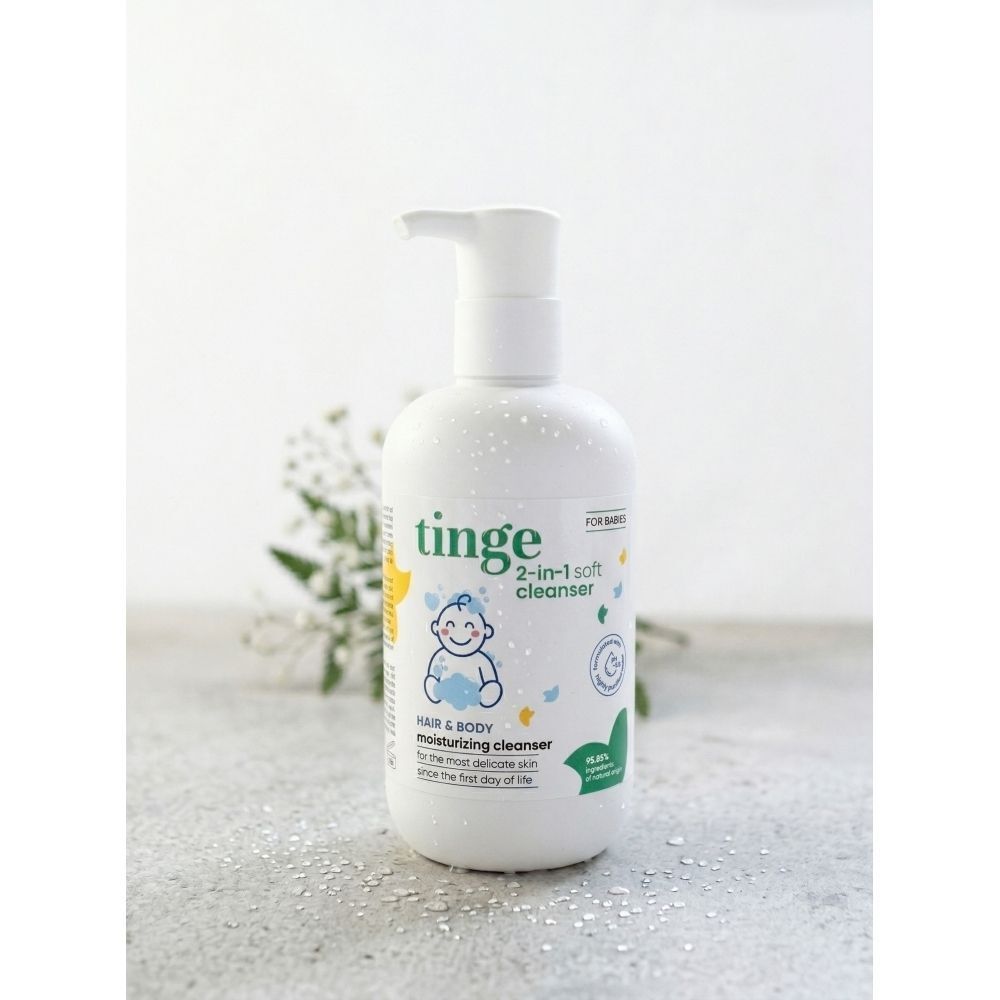 Tinge for Babies 2-in-1 Haar- & Lichaam Wasgel | Mild Reinigend | Hydraterend | Voor Fragiele Babyhuid