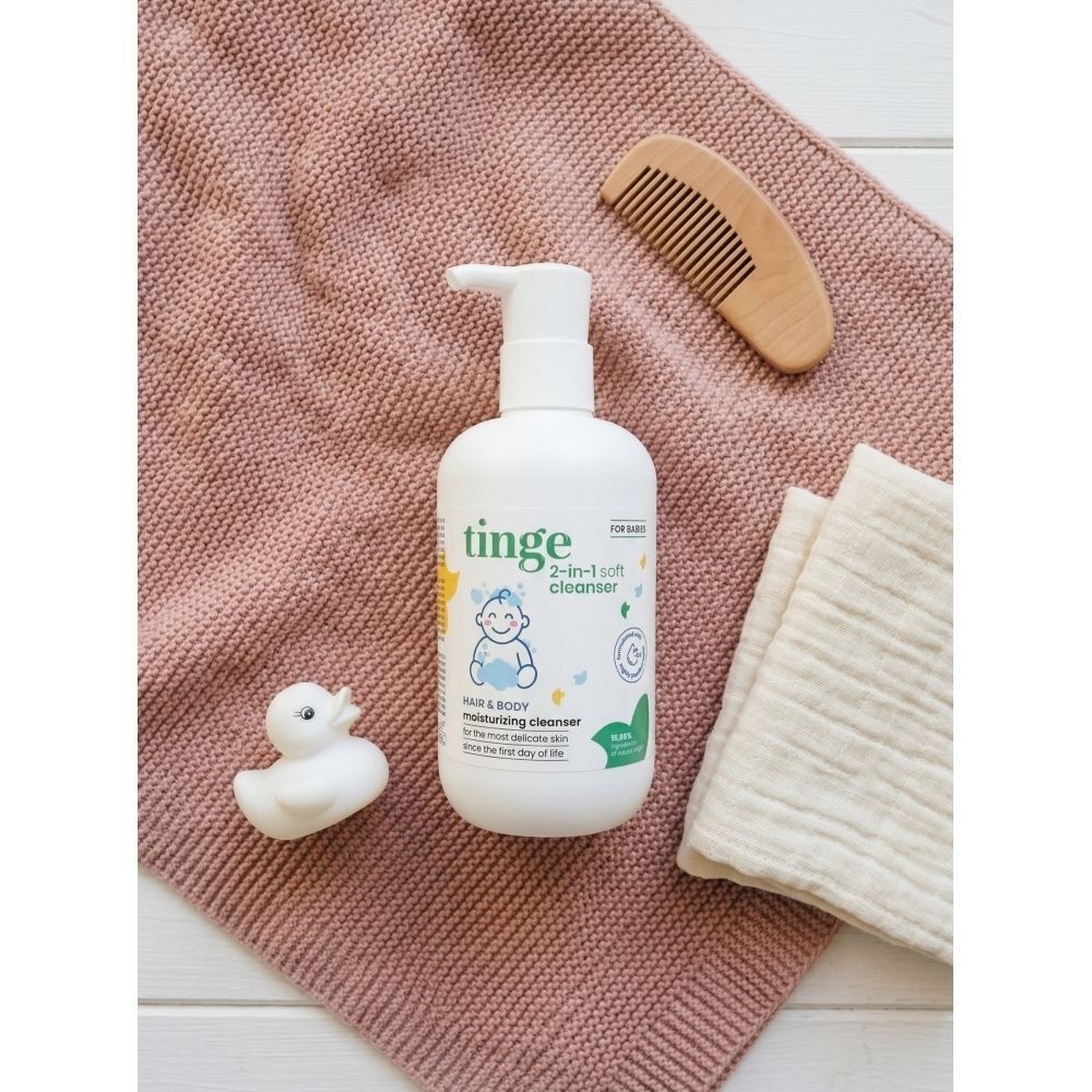 Tinge for Babies 2-in-1 Haar- & Lichaam Wasgel | Mild Reinigend | Hydraterend | Voor Fragiele Babyhuid