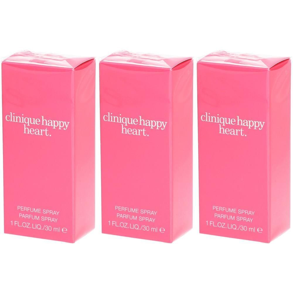 Clinique Happy Hart Perfume Spray 30ml x3 3x30 ml