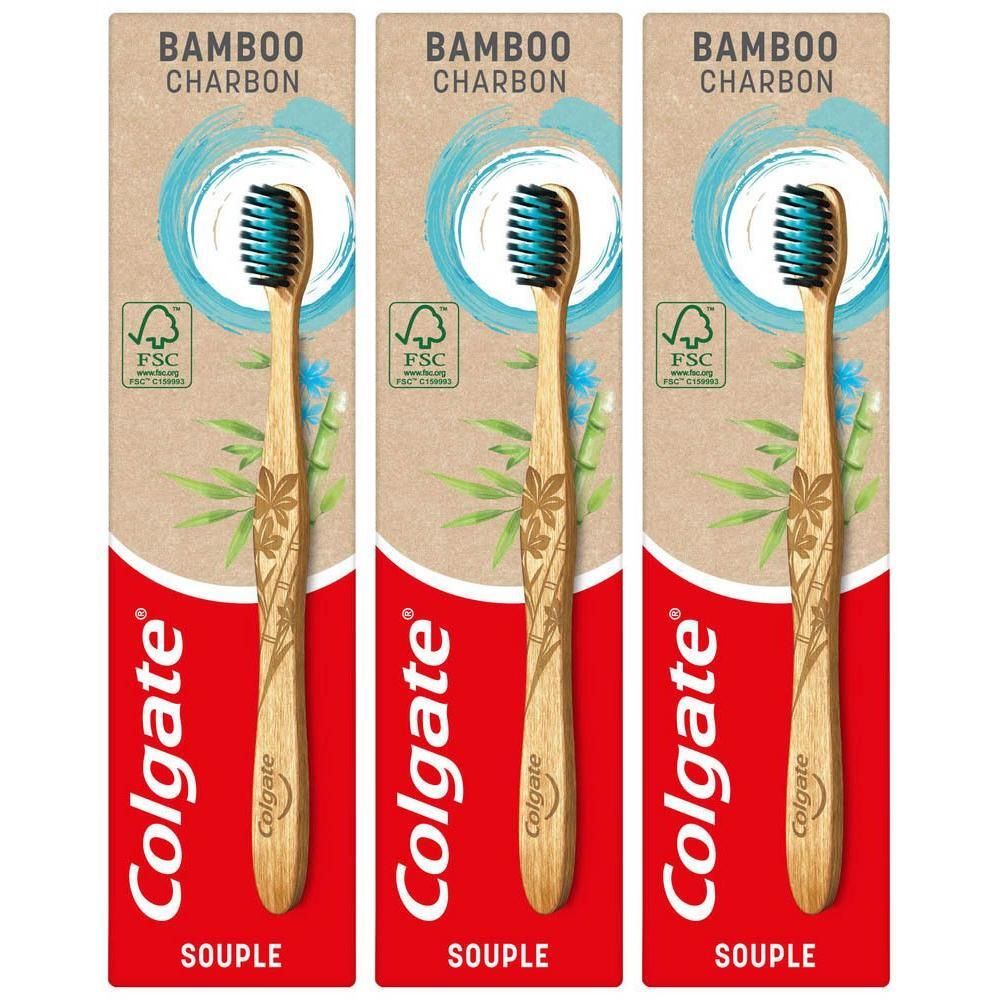 Colgate Brosse à Dents Bambou Soft