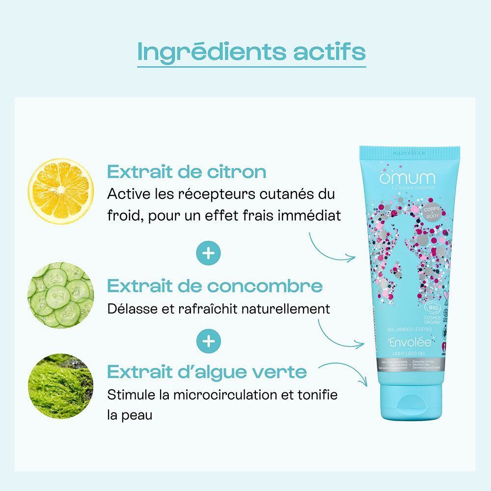 Omum l'Envolée Gel Jambes Légères