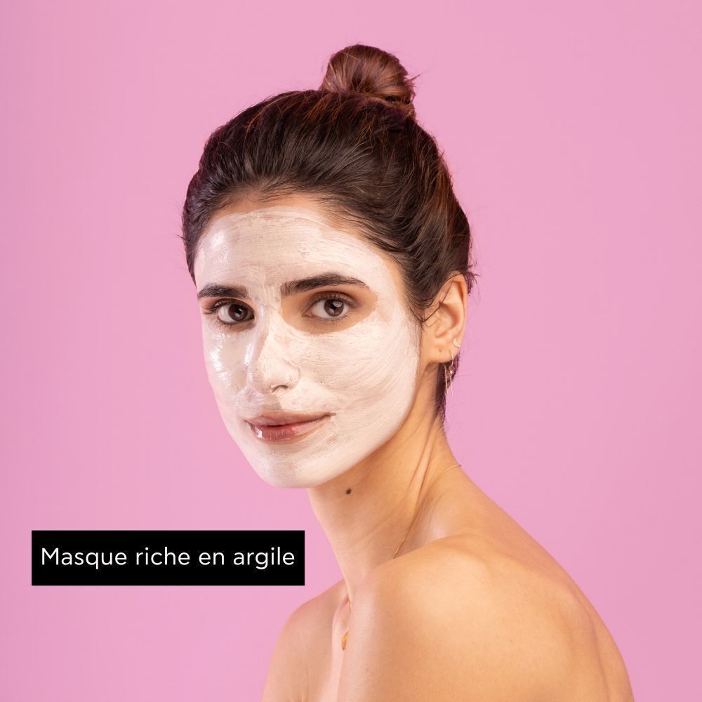 Apivita Express Beauty Masque Visage Argile Rose Nettoyant Douceur