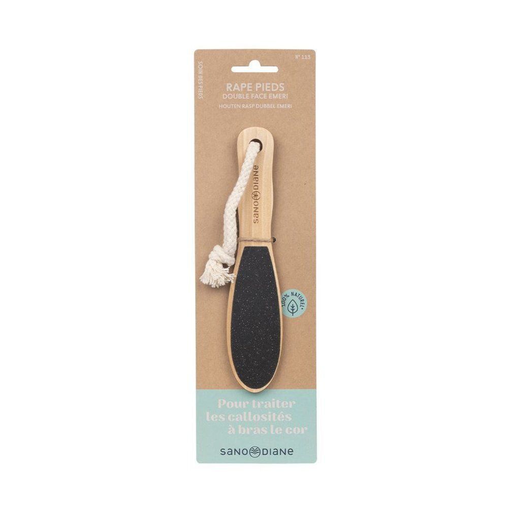 Sanodiane Râpe en bois Double Emeri