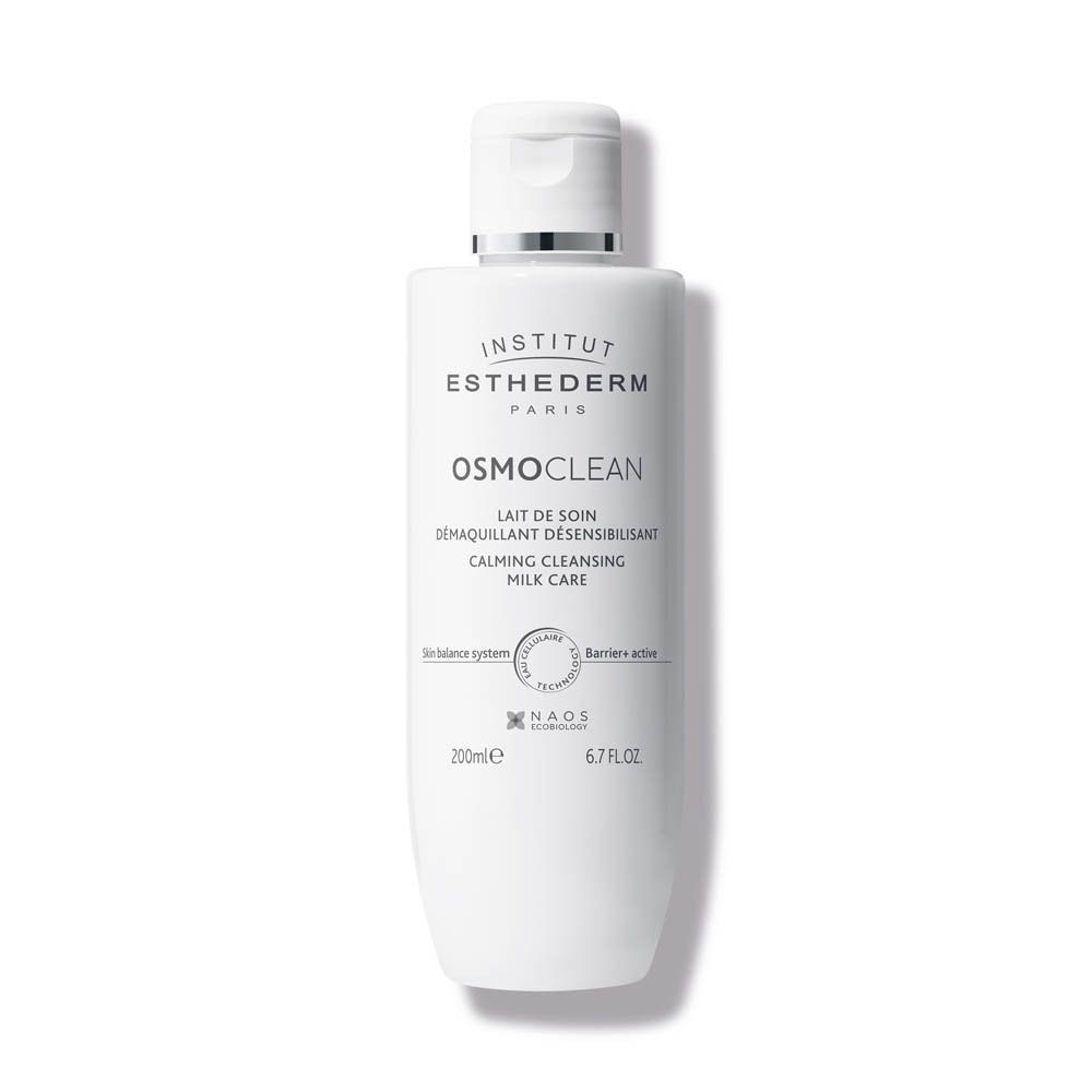 Institut Esthederm Osmoclean Lait de Soin Démaquillant Désensibilisant, 200ml.