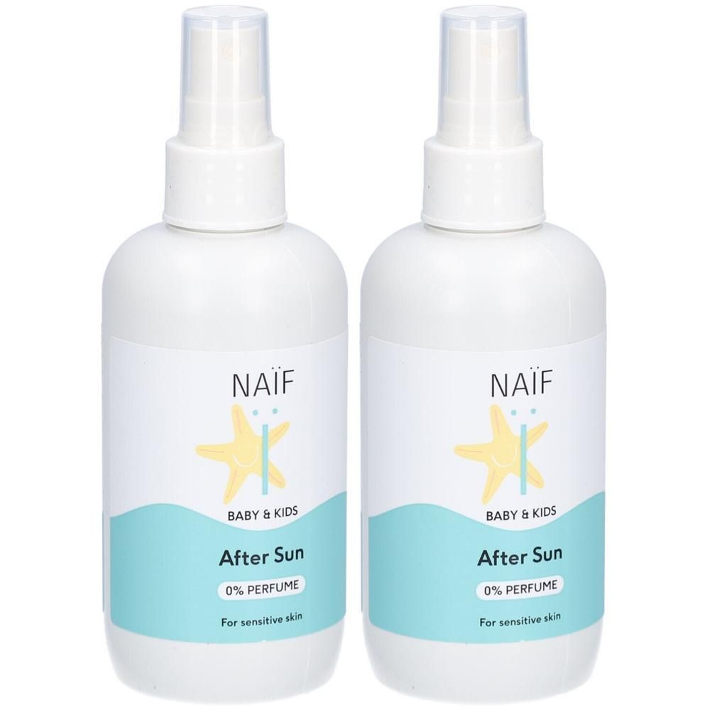 Naif Baby & Kids Verkoelende Aftersun Spray Zonder Parfum 175ml x2 2x175 ml Creme