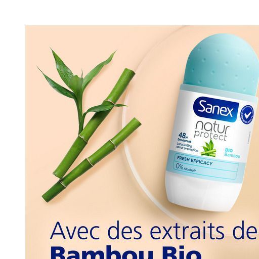 Sanex Natur Protect Fresh Efficacy 48h Déodorant Roll-on à l'extrait de bambou bio