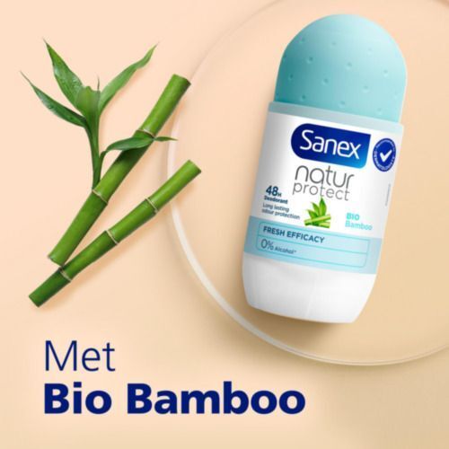 Sanex Natur Protect Fresh Efficacy 48h Deodorant Roller met Biologisch Bamboe-extract